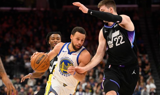 华体会官网-库里27分迎里程碑 勇士八人得分上双送爵士四连败